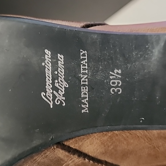 Womens 9 Artisan Italian Cinque Lampada Lt Brown Over the Ankle Boot Sz 39 1/2 - Picture 2 of 11